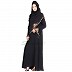 Nida Burqa- Hand embroidery work on Umbrella sleeves  Nida Burqa- Hand embroidery work on Umbrella sleeves
